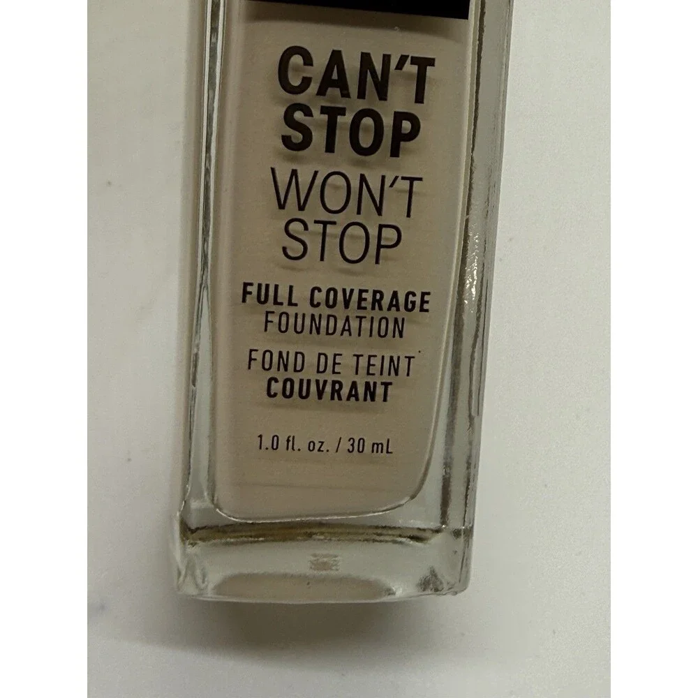 N Y X Foundation Full Coverage PALE Can’t Stop‎ Won’t Stop 1 FLOZ e 30mL New